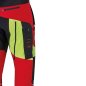 Preview: PSS Schnittschutzhose X-treme Breeze - rot/gelb