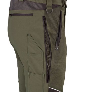 Preview: PSS Arbeitshose X-treme Work ohne Membran grün/schwarz