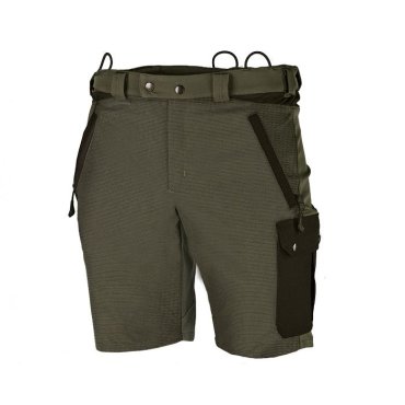 Preview: PSS Arbeitshose kurz X-treme Work grün/schwarz