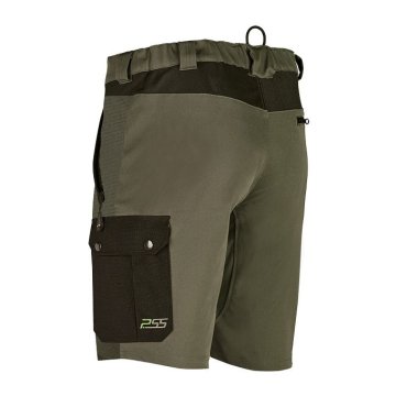 Preview: PSS Arbeitshose kurz X-treme Work grün/schwarz