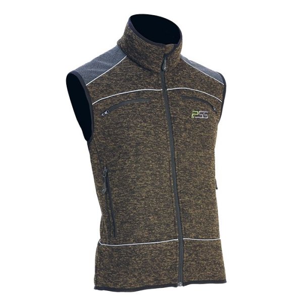 PSS Strickweste X-treme Nordic grün/melange