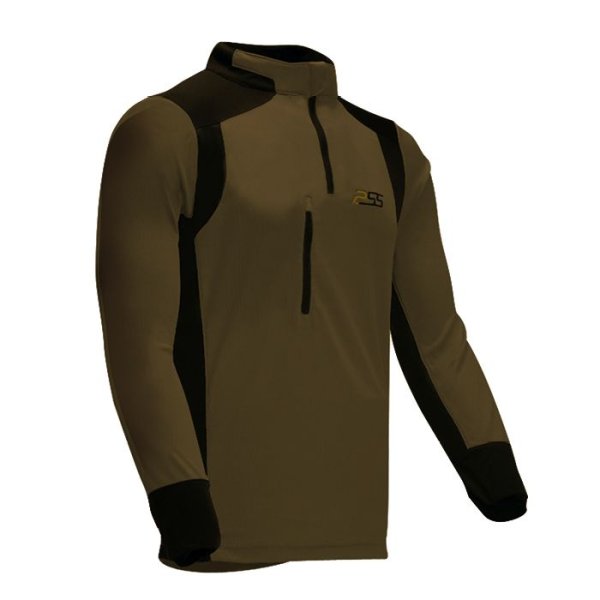 PSS Funktionsshirt X-treme Skin Langarm grün/schwarz