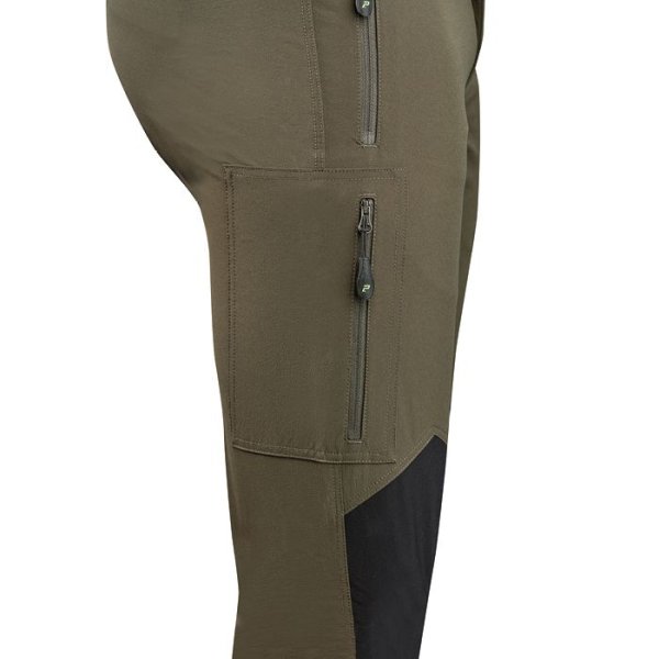 PSS Outdoorhose X-treme Stretch grün/schwarz