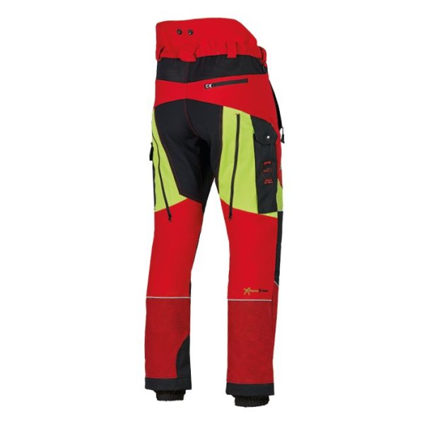 PSS Schnittschutzhose X-treme Breeze - rot/gelb